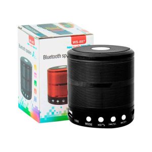 WS-887 5W Mini Bluetooth Speaker with Radio Black